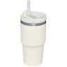 Термокружка Stanley Quencher H2,0 0,59 л с трубочкой, бежевый 10-11911-024