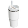 Термокружка Stanley Quencher H2,0 0,68 л с трубочкой, белая 10-08481-007