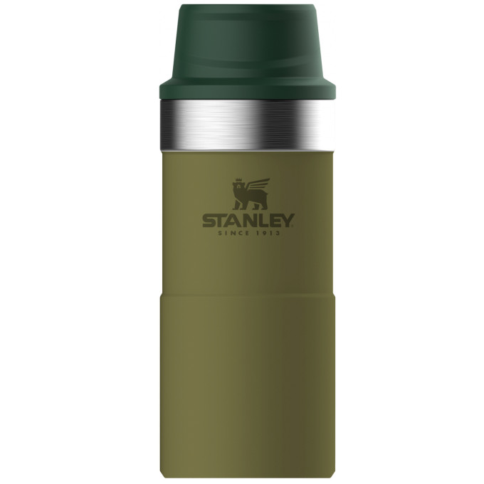 Термокружка Stanley Classic One Hand 2,0, 0,35 л, оливковая, 10-06440-018