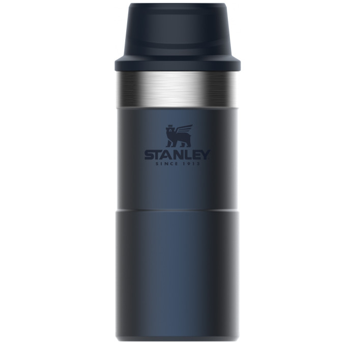 Термокружка Stanley Classic Trigger Action One Hand 2,0 0,35 л, синяя (10-09848-009)